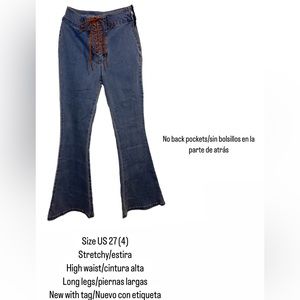 Forever 21 NWT high waist bell bottom jeans